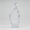 Decorative Glass Sculpture 21x12xh50cm 185-206