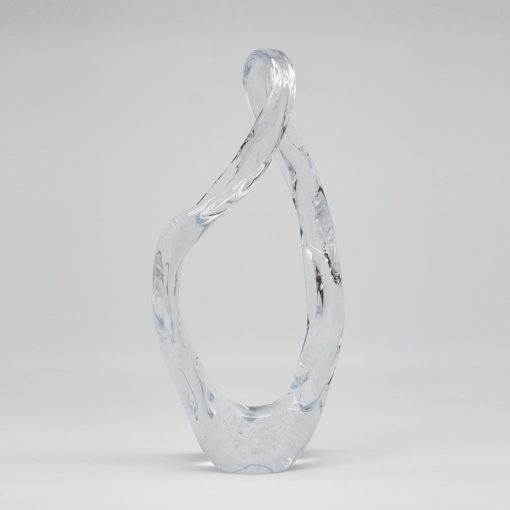 Decorative Glass Sculpture 21x12xh50cm 185-206