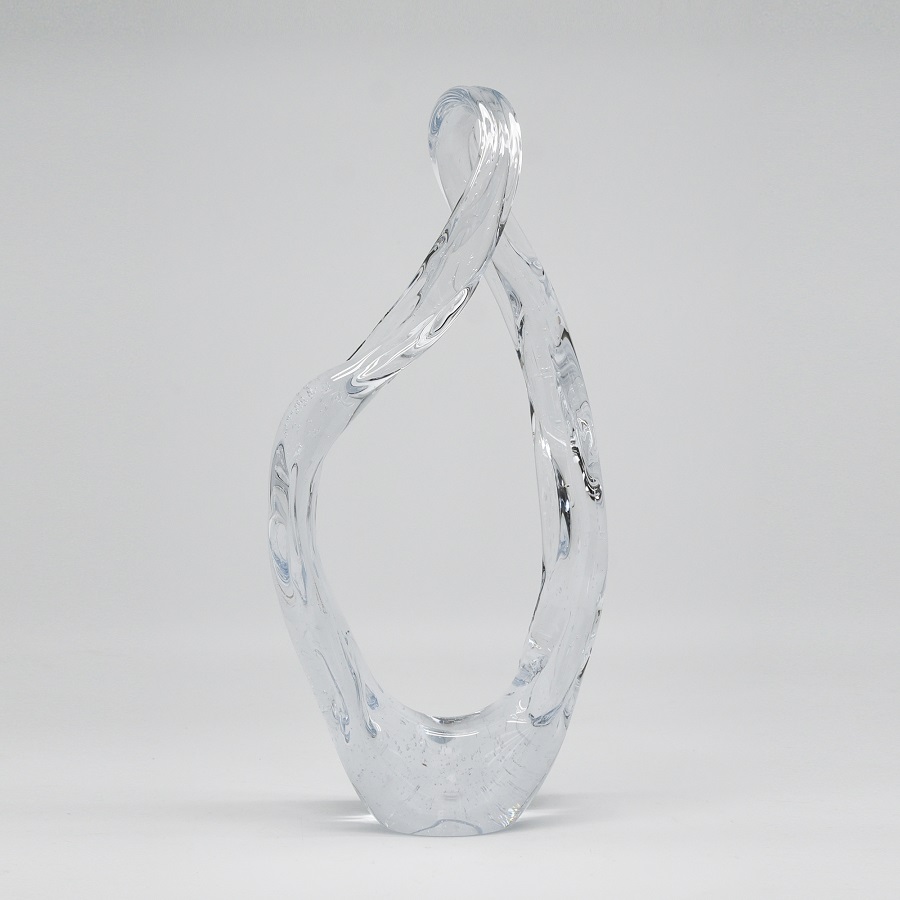 Decorative Glass Sculpture 21x12xh50cm 185-206