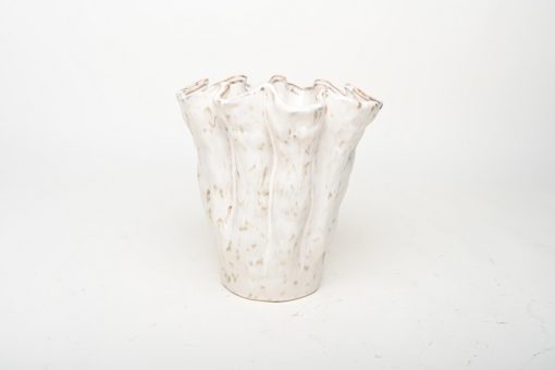 Vase Off White Ceramic 27x26xh27,5cm 275-106