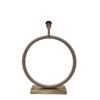 Lamp Circle Ant. Gold Natural Rope 47xh58cm 490-035