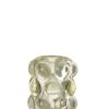 Tealight Holder Glass Green 8x12cm 30344