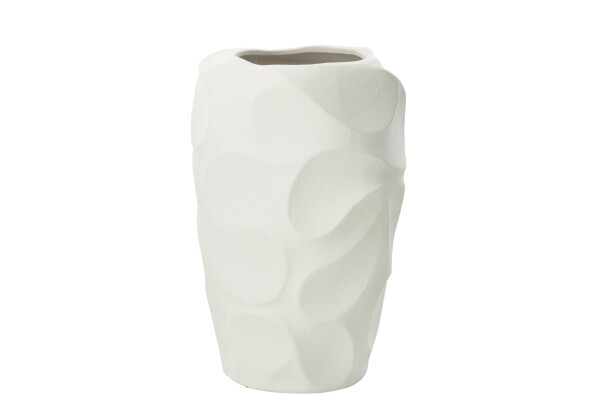 Vase Merena Clay White L 27,5xh43cm 53341