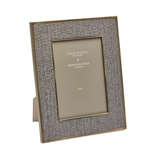 Sophie Patterson Herringbone Dark Grey 13x18cm Sp0210