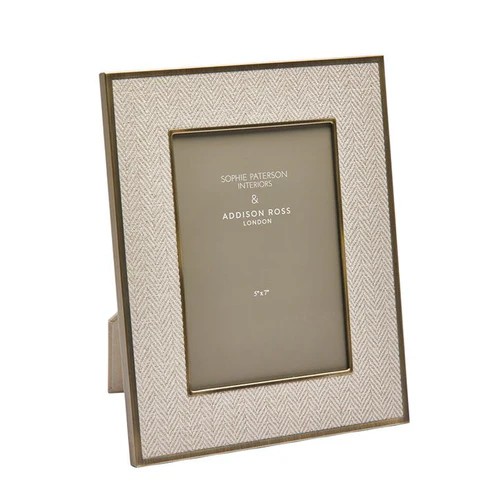 Sophie Patterson Herringbone Oatmeal 13x18cm Sp0211