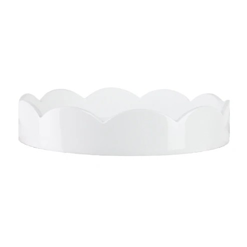 Scallop Tray White S Tr 6400