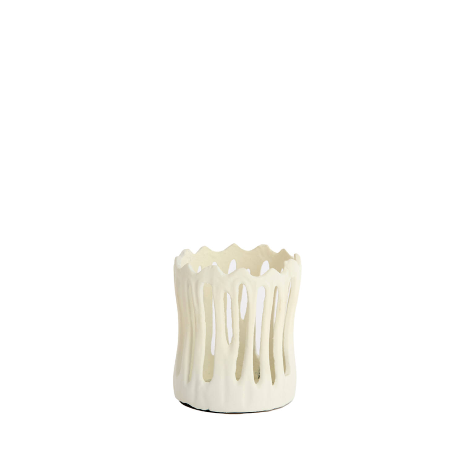 Tealight Matt Creme 8,5x10cm 7789043