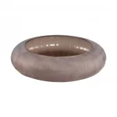 Sand Carved Glass Bowl Ribbed 724986