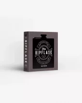 Hip Flask. Lommelerke og målebeger.