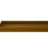 Lux Lacquer Tray Straw 38x19xh3,5cm 070168