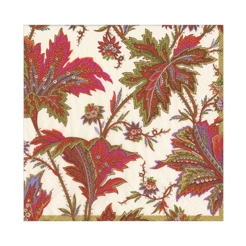Napkin Ivory Paisley 18760l