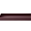 Lux Lacquer Tray Burgundy  38x19xh3,5cm 070169