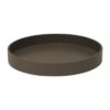 Matt Lacquer Tray Dark Chocolate ø30xh4cm 070177