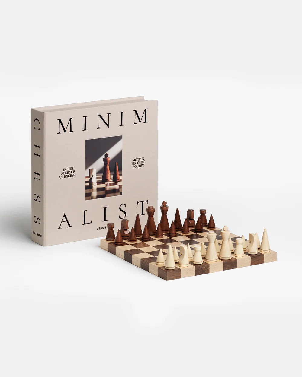 Wood Chess The Minimalist