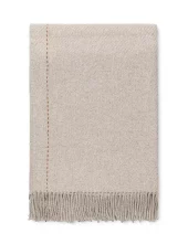 Ecru Highland Throw 70% Alpaca/ 30% Sheep Wool  60500
