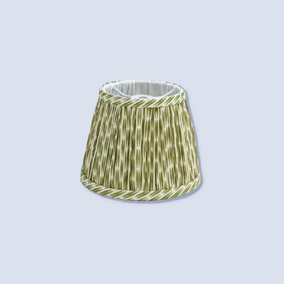 Lampshade Ikat Green 1021