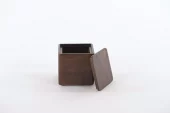 Storagebox W Lid Brown 9x9xh9cm 73384