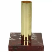 Candle Stick Red 11x8x8cm Xet-5102