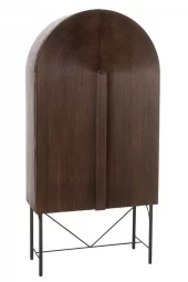 Shelf Wood Metal Brown 90x45xh185cm 46019