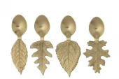 Spoon pk 4 Gold 13x2x1cm 58936