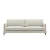 3-seter Sofa i Chenille Ivory 227cm x 89cm x 78cm