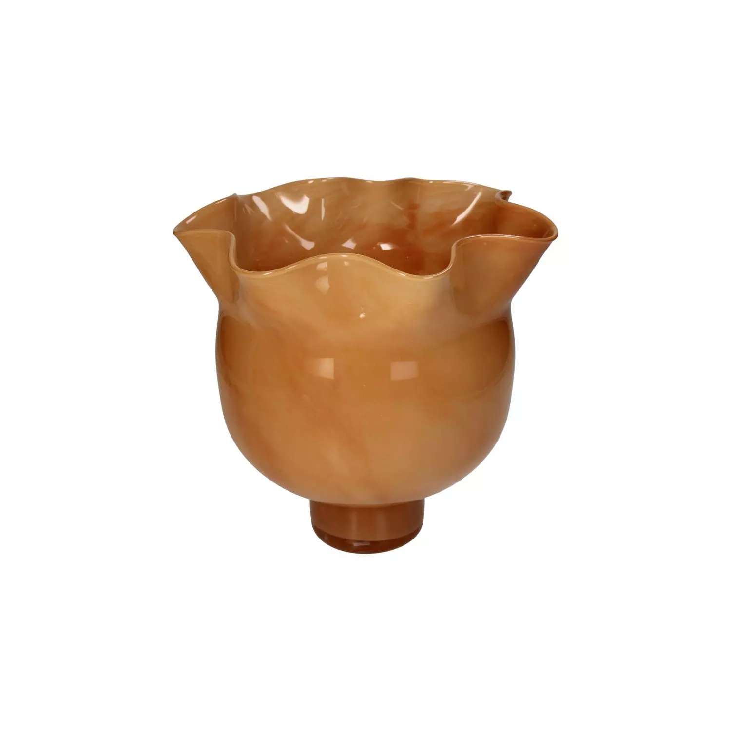 Vase Glass Terra 24,5xh24cm Kal-4230