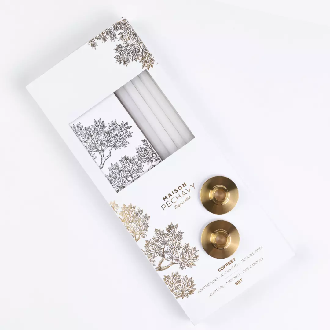 Brass Lysholdere & Lys Hortense 301088