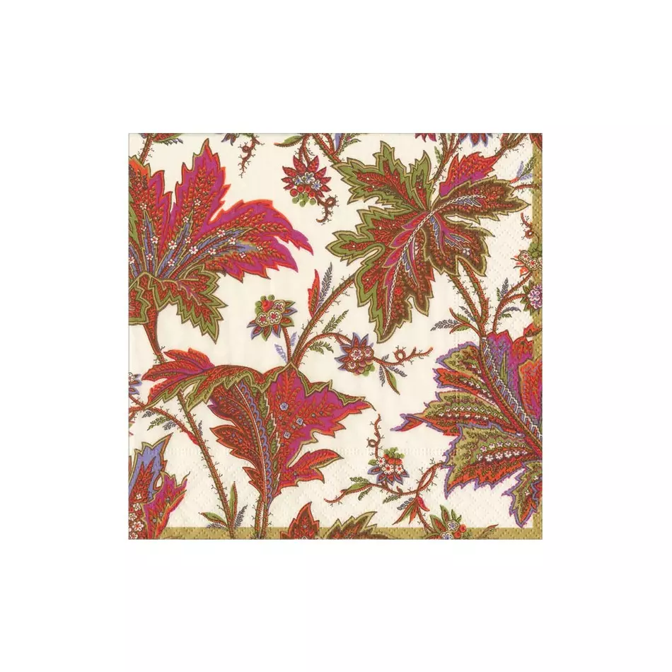 Napkin Paislet Leaves 18760d
