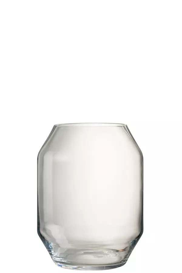 Vase Lilou Glass Clear 25xh32cm 14015