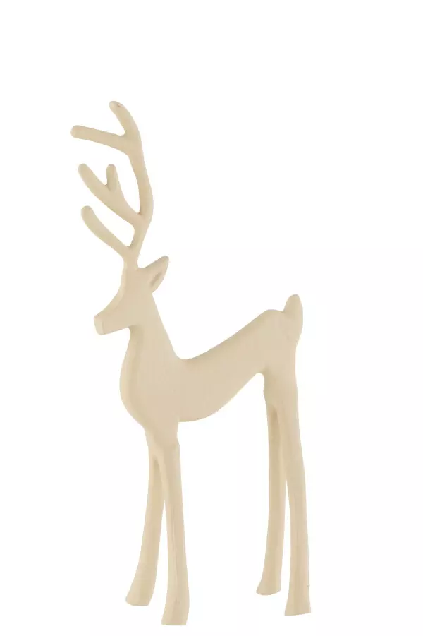 Reindeer Beige 12x6xh25,5cm 47761