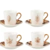 Box 4. Coffee Cup Leaf 5,7xh6,4cm 49323