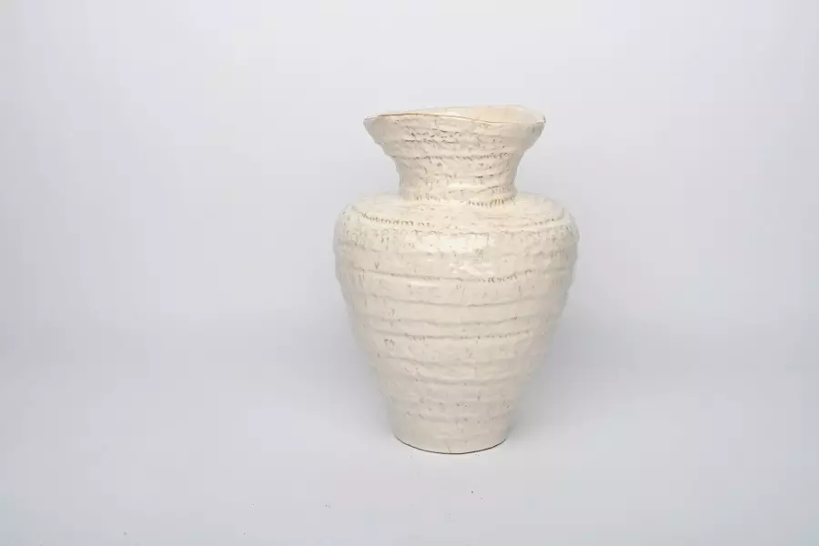 Vase Off-White Ceramic 28x38,5cm 275-113