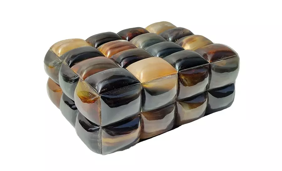 Natural Horn Box 22x17xh8cm 410-192