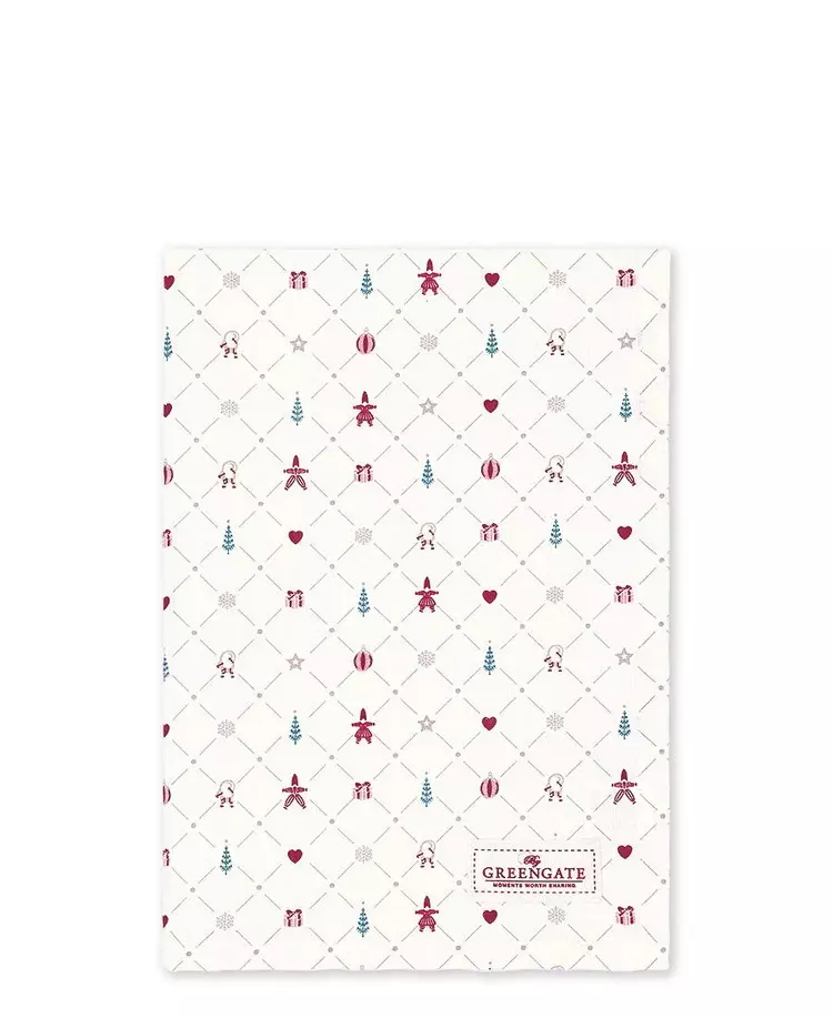 Teatowel Clarina White
