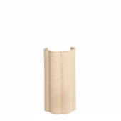 Wall Lamp Natural 15x10xh30,5cm Fringe 3127324