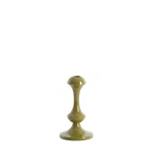 Candle Stick Olive Green 10xh18cm  6084369