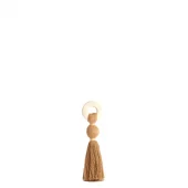 Ornament Ocher Yellow Raffia Cream 9xh33cm 7611560