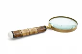 Magnifyimng Glass W Bone Handle 10x25cm 410-191