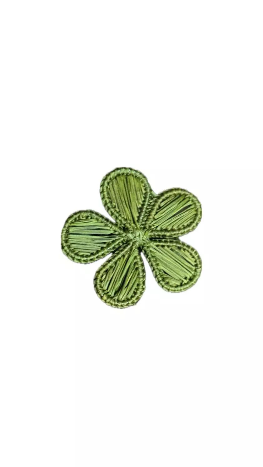 Napkin Ring Flower Olive