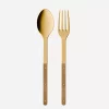 Sabre Paris Serveringsbestikk Bistrot Gold Teak