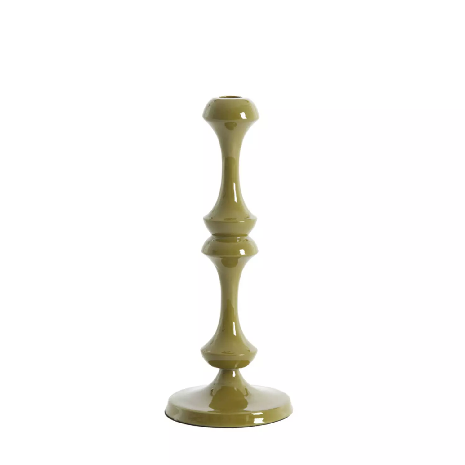 Candle Stick Olive Olive Green 12xh29cm 6084469