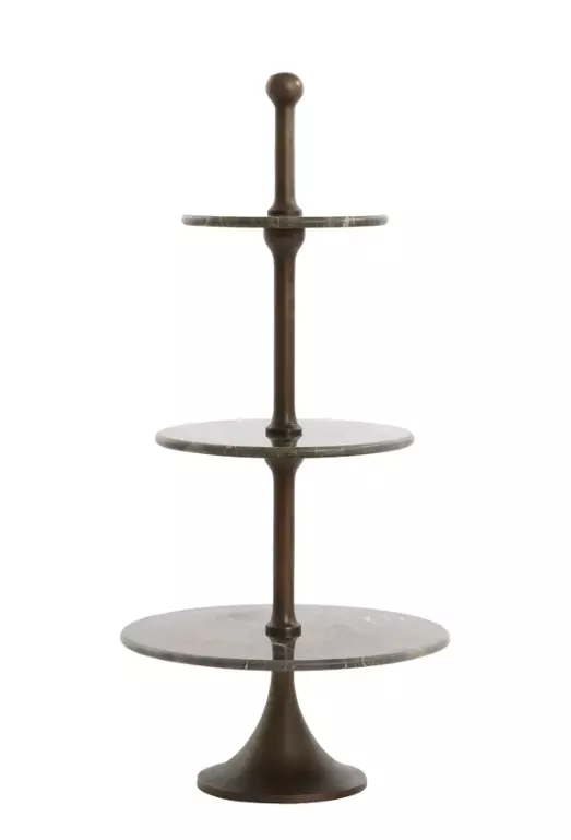 Stand 3 Layers Brown Marble 51xh100cm 6610083