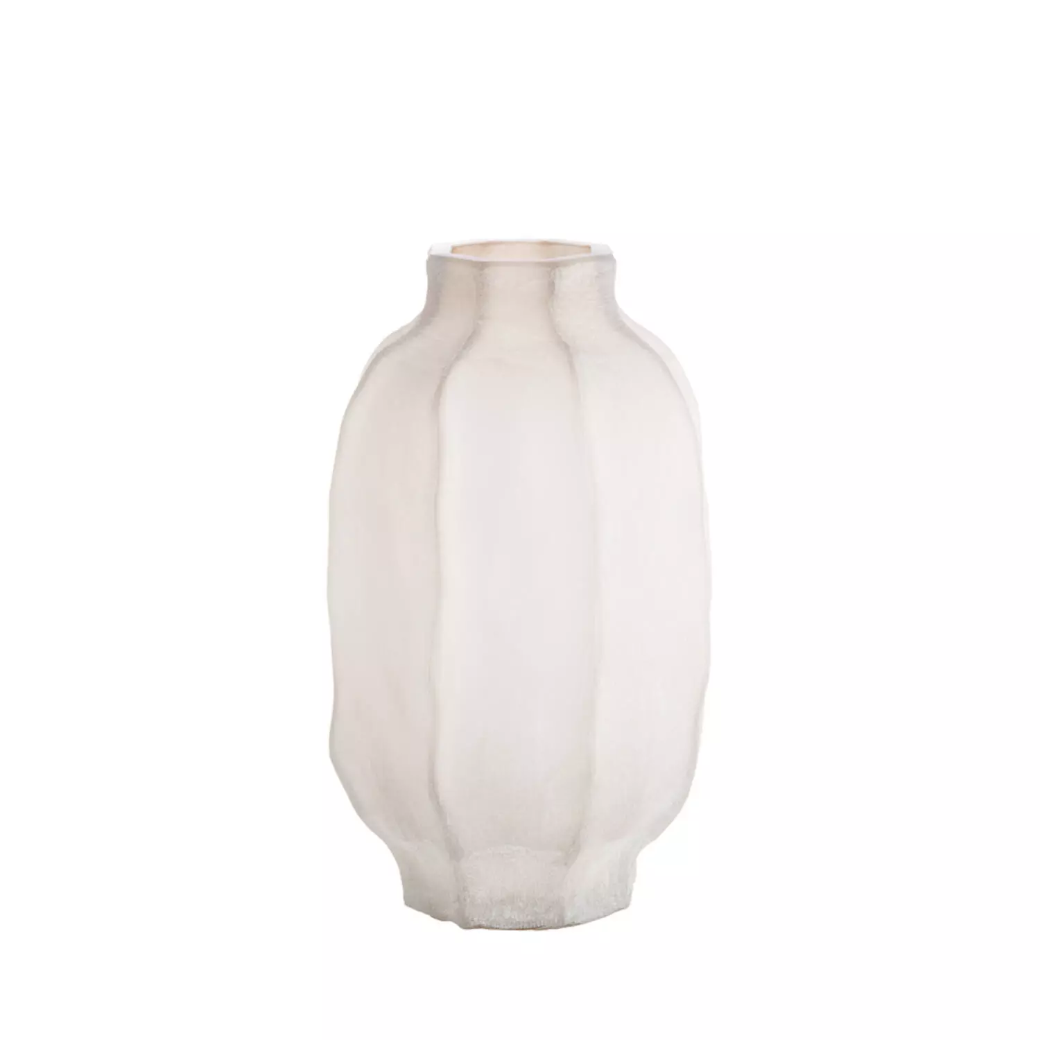 Vase Glass Light Brown 25xh44,5cm 5750382