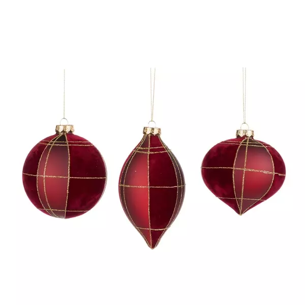 P 28551 Net Ball ass 3 Red/Burgundy 10cm