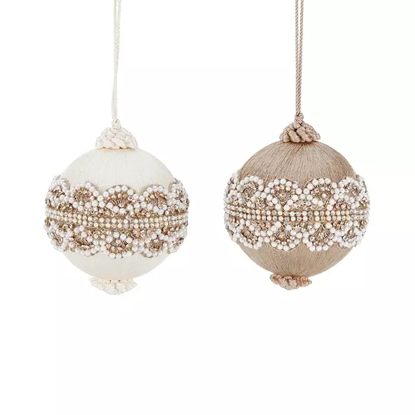 L 36552 Pearl Trim Yarn Ball ass 2 10cm