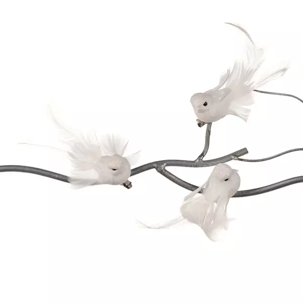 Mc 40441 Plume Sparkle Bird On Clip 10cm