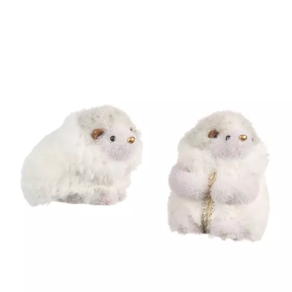 T 81045 Furry Hedgehog Cream  ass 2 12cm