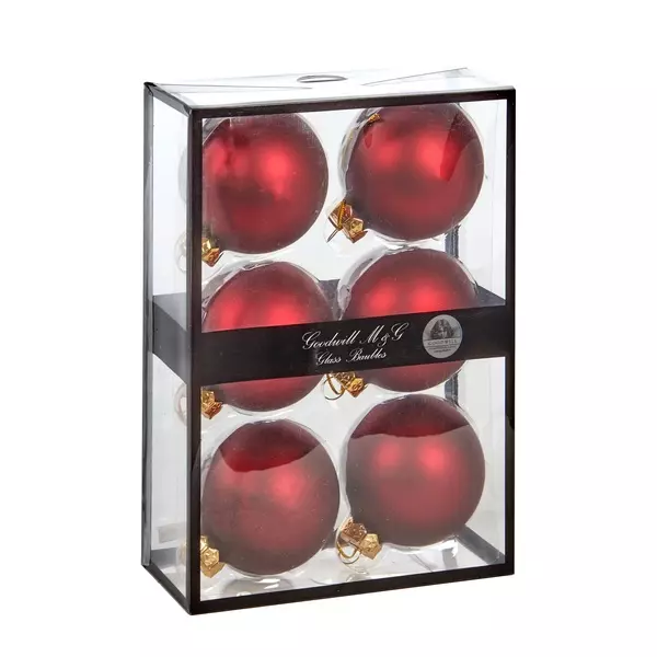 Ug 60203 Box 6. Matte Burgundy 7cm