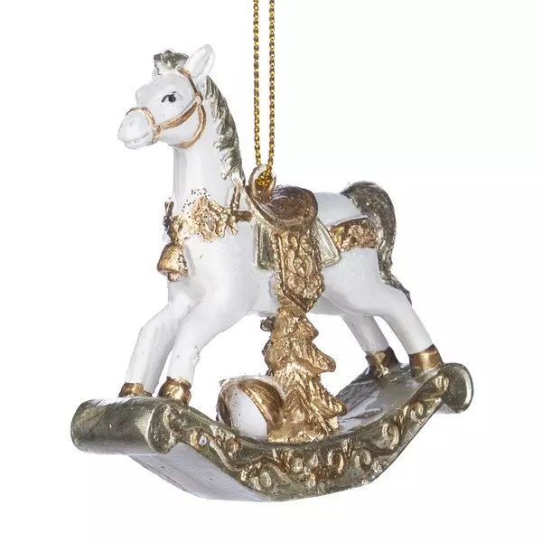Mc 38387 Rocking Horse Orn ass 2 7,5cm