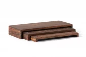 Wooden Table Riser set of 3 40/22/3, 45/22/5, 50/22/7,5cm th1845